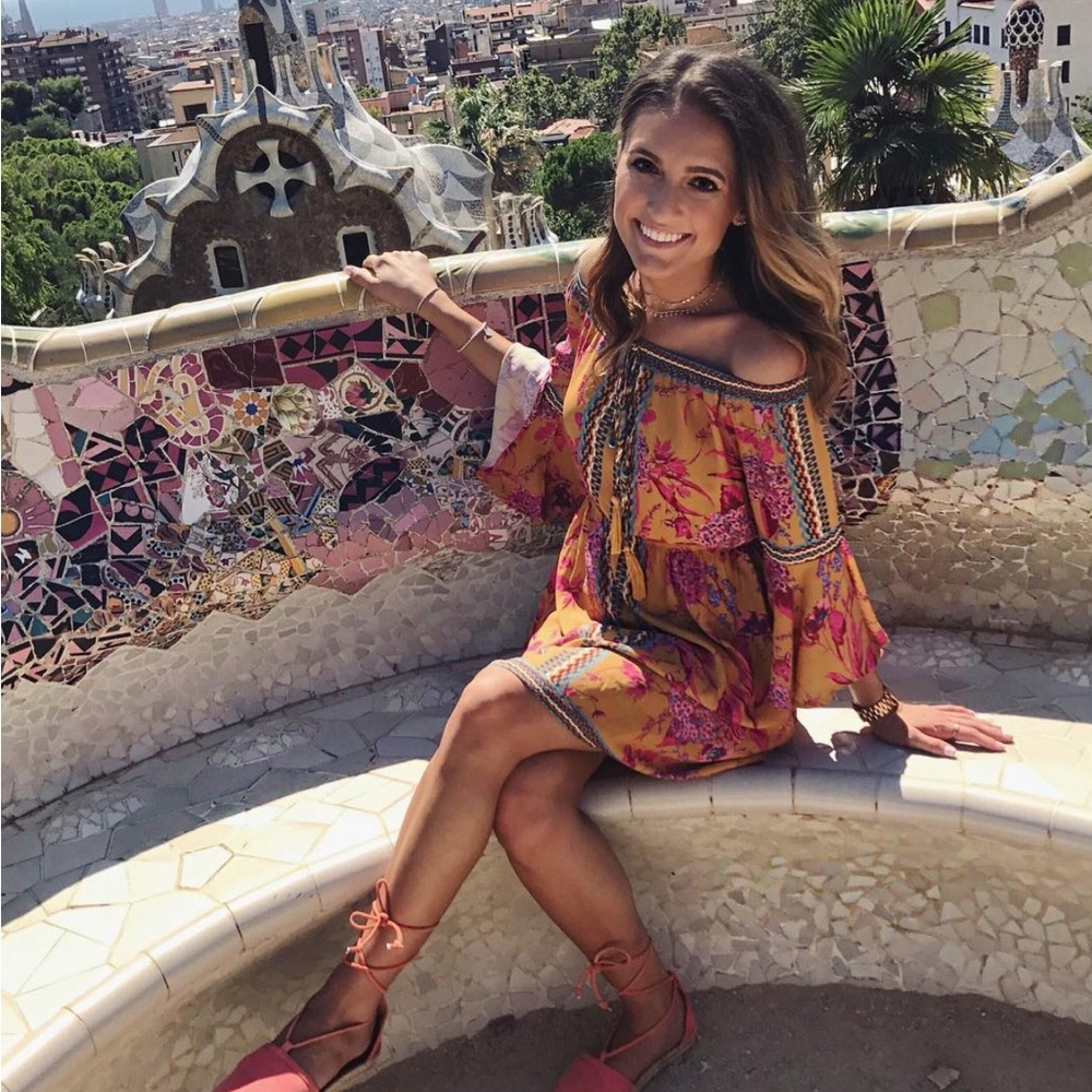 Floral Off-Shoulder Dress